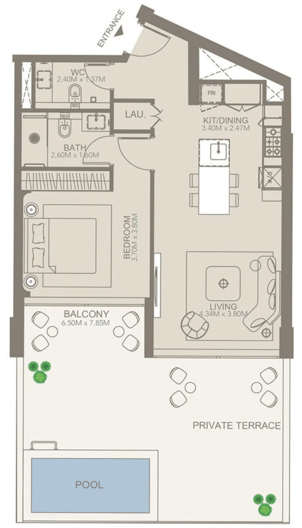 Golf Grove by Regent 1 Bedroom