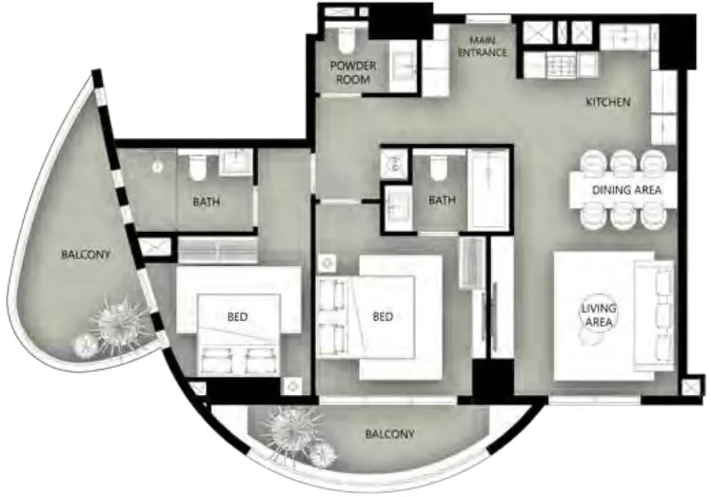 Marina Star 2 Bedroom