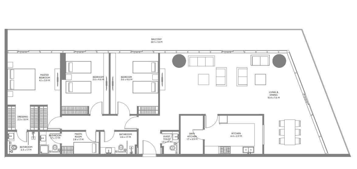 The Gate 3 and 4 3 Bedroom