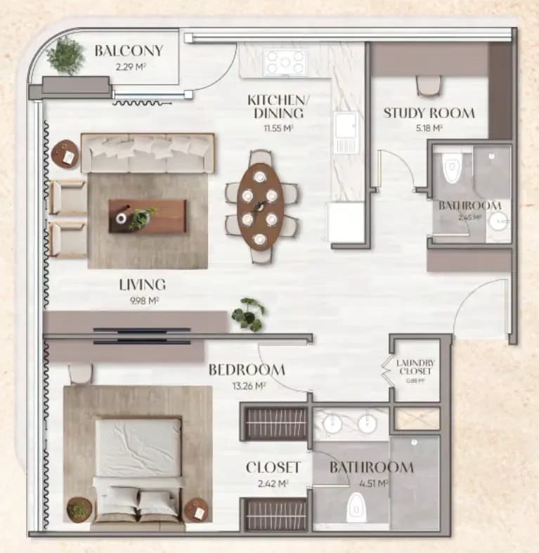 Urban Horizon 1 Bedroom
