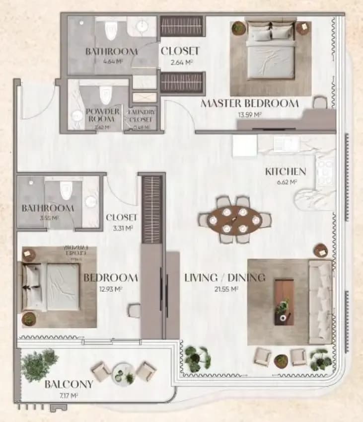 Urban Horizon 2 Bedroom