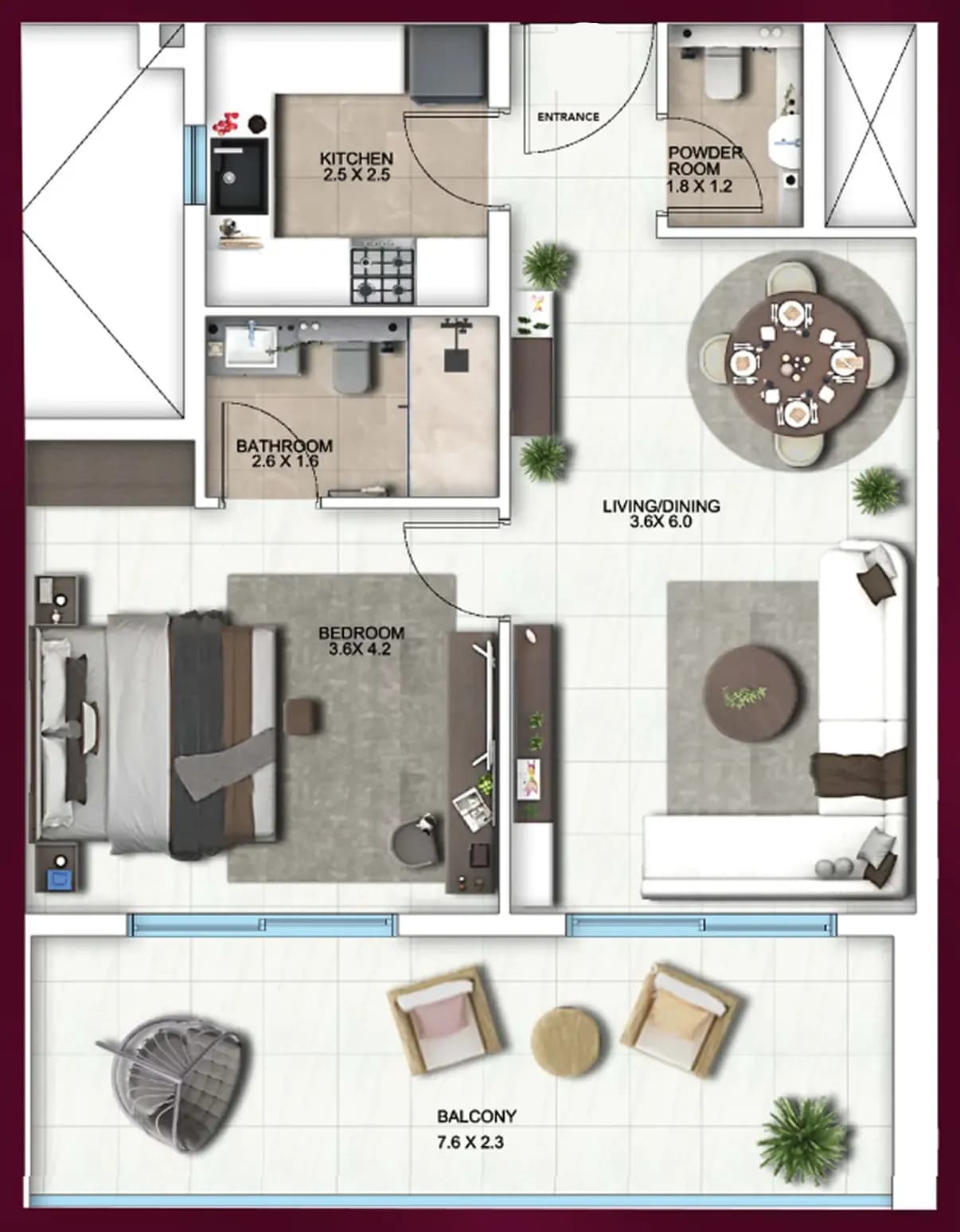 Symbolic Altus 1 Bedroom