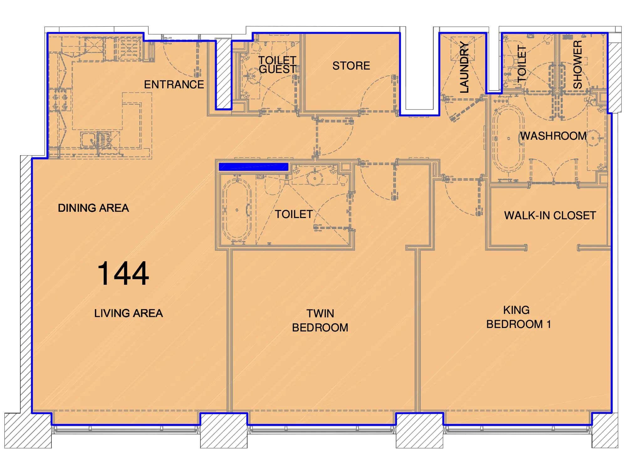 Fairmont Marina Residences 2 Bedroom