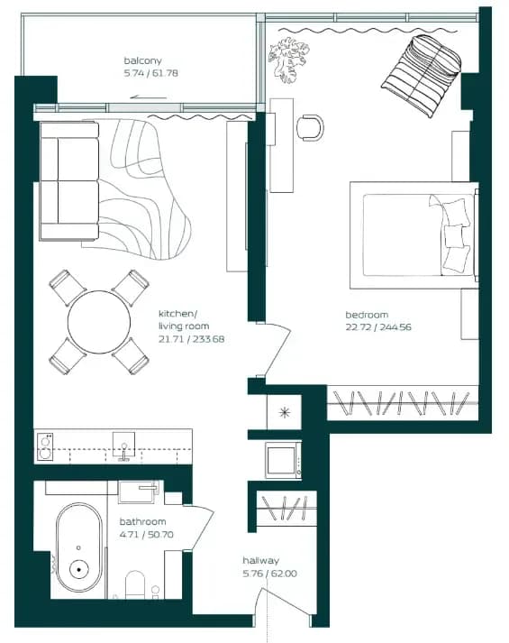Vibe 1 Bedroom