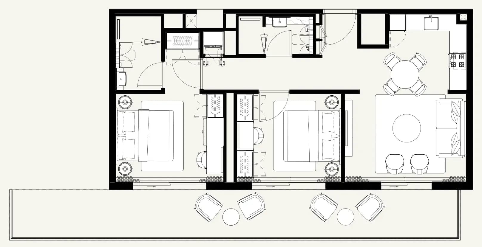 Azizi Noura 2 Bedroom