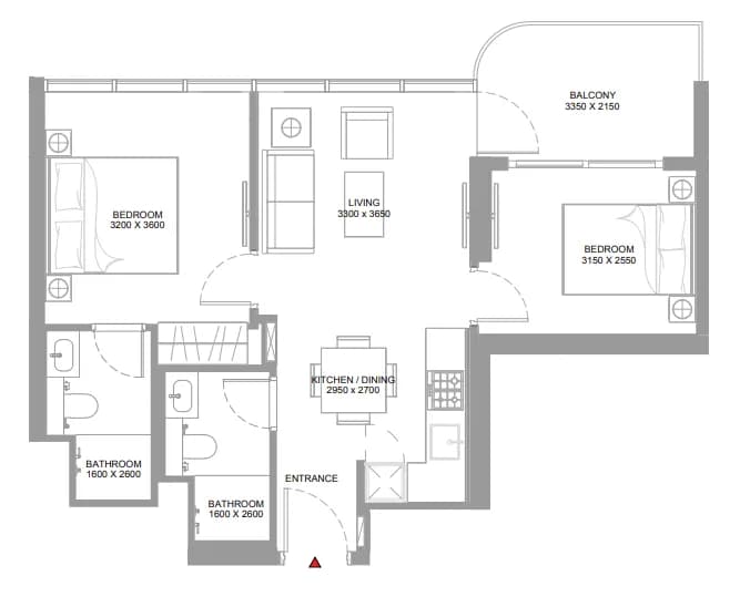 Pierside Marina Residences 2 Bedroom