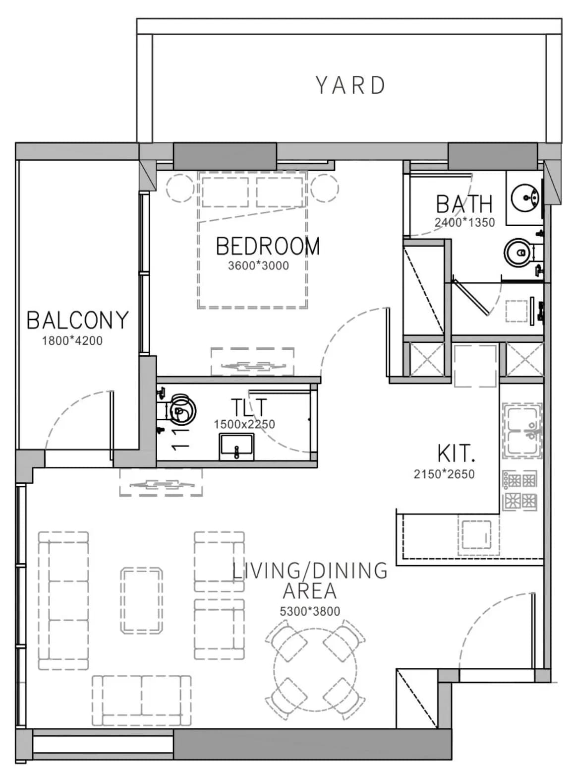 Stamn Yuni 1 Bedroom