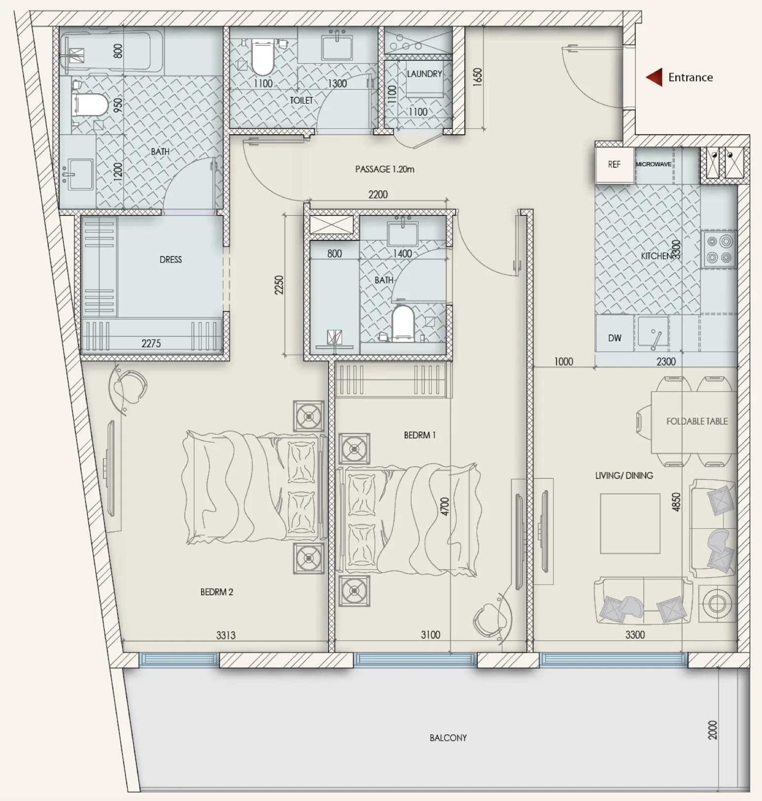 Enaya Residences 2 Bedroom