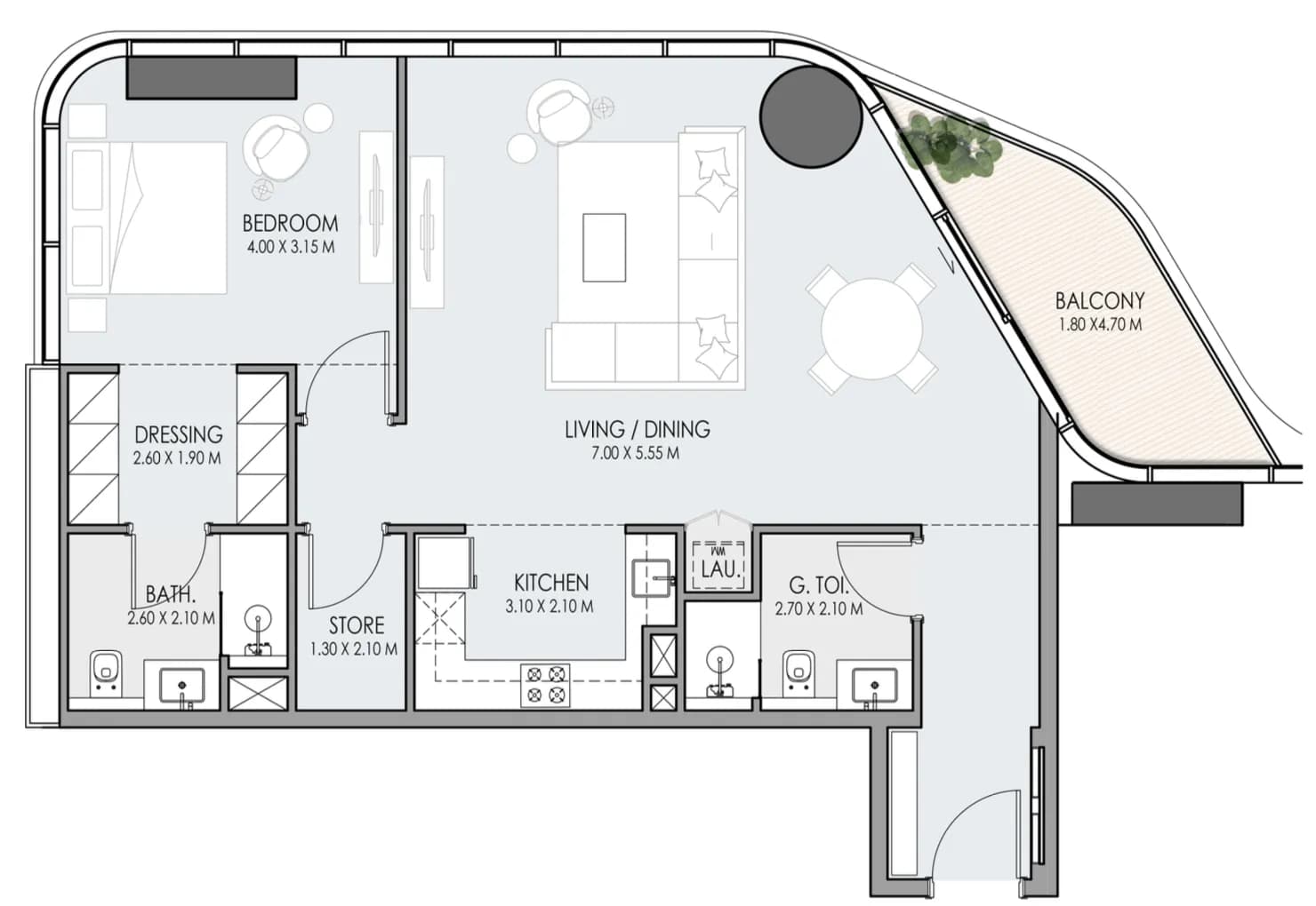 Do Hotels and Residences 1 Bedroom