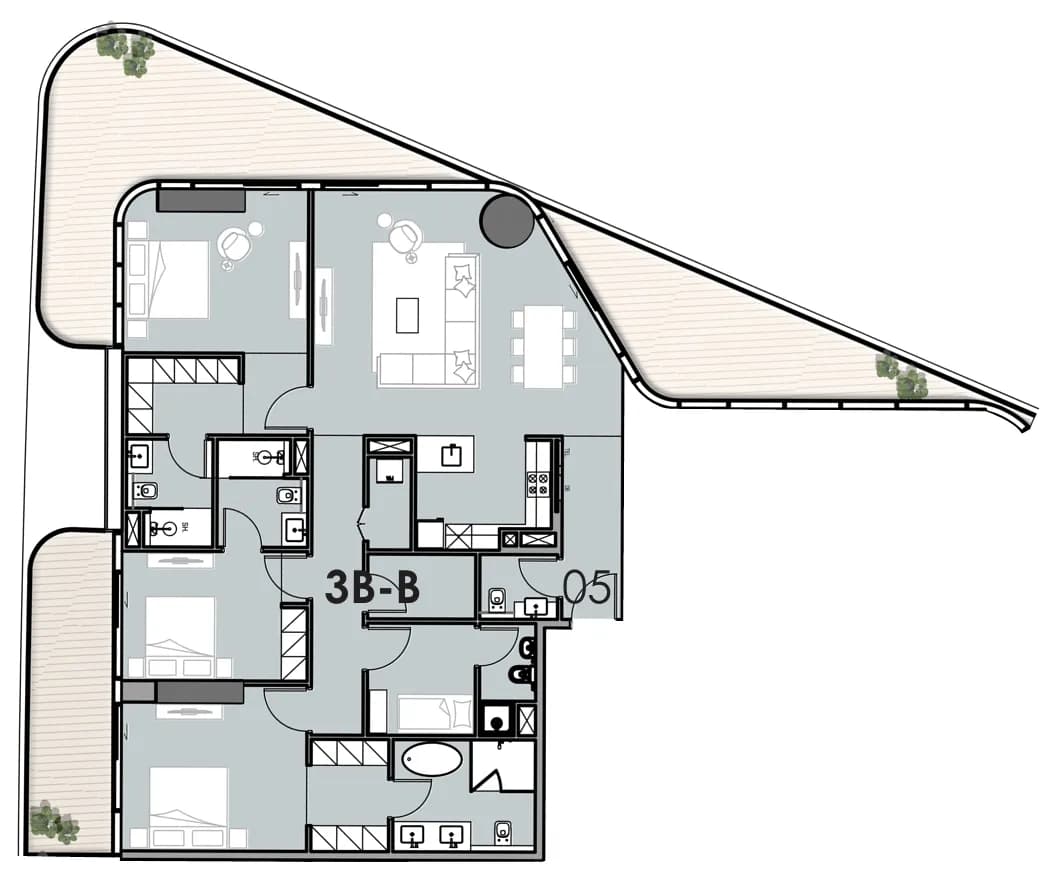 Do Hotels and Residences 3 Bedroom