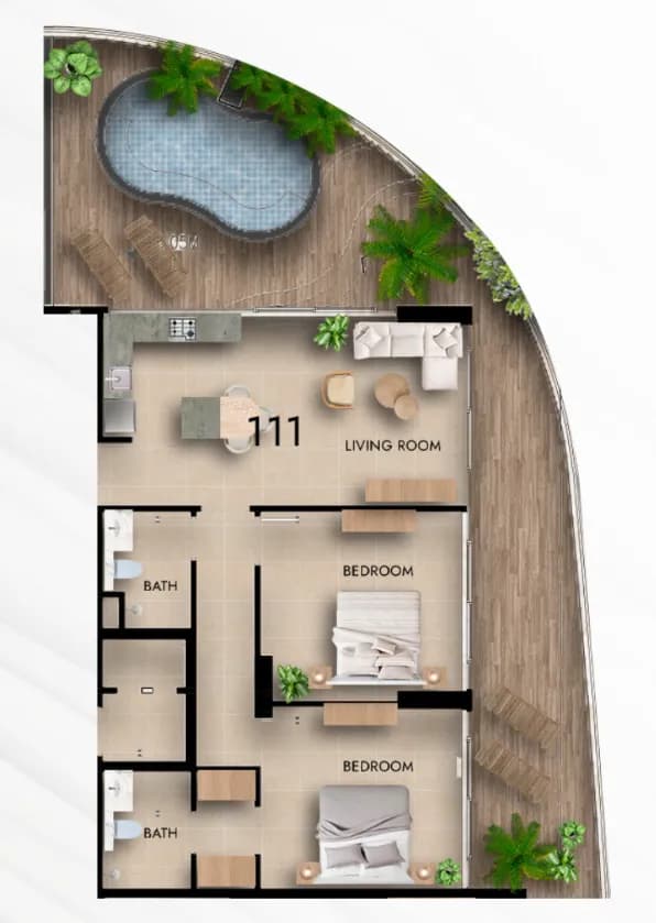 Parkside Boulevard 2 Bedroom