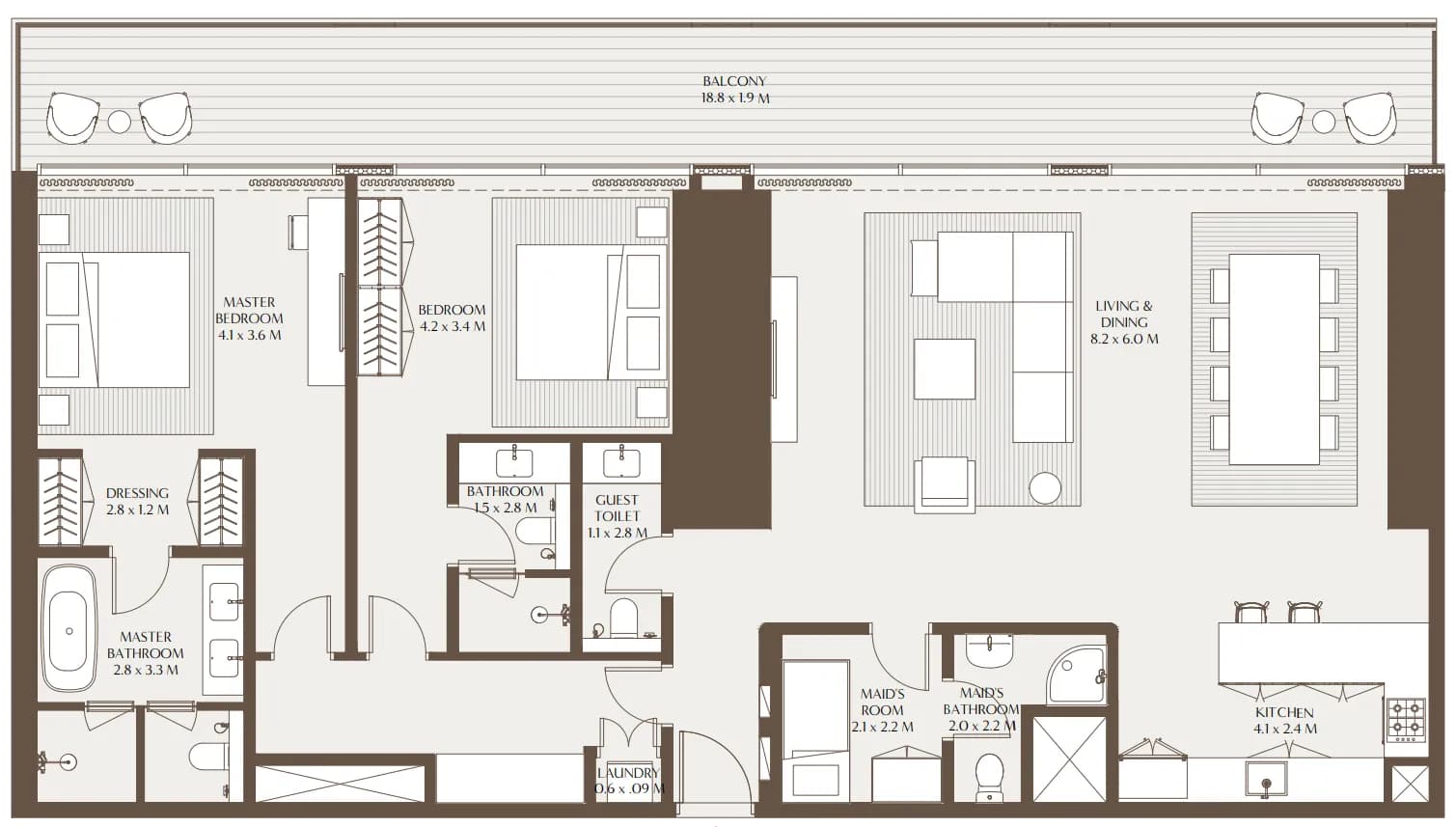 Akala Residences 2 Bedroom