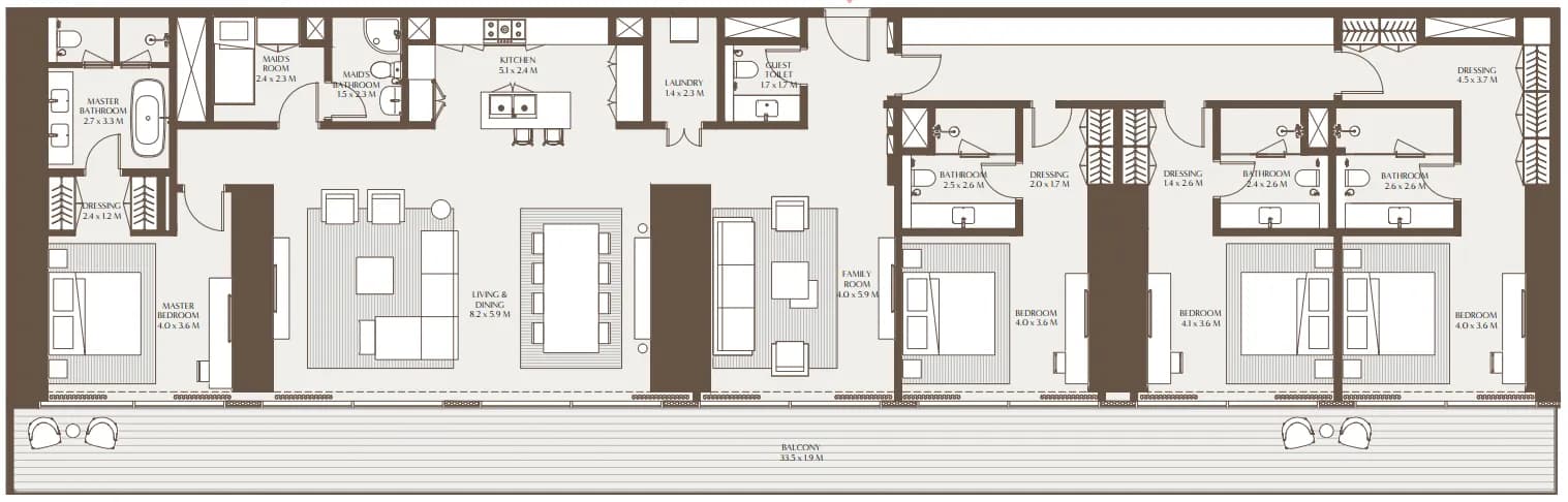 Akala Residences 4 Bedroom