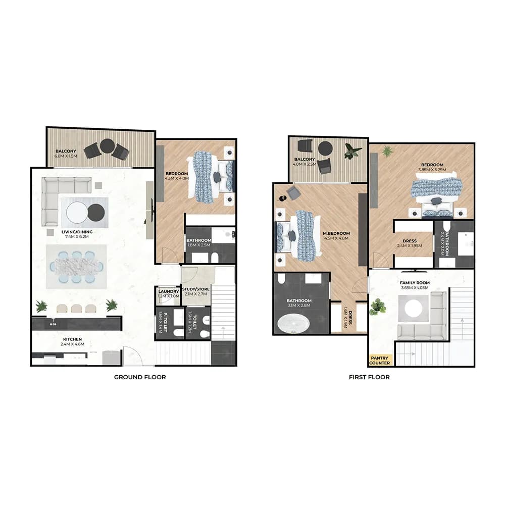 Hatimi Residences 3 Bedroom