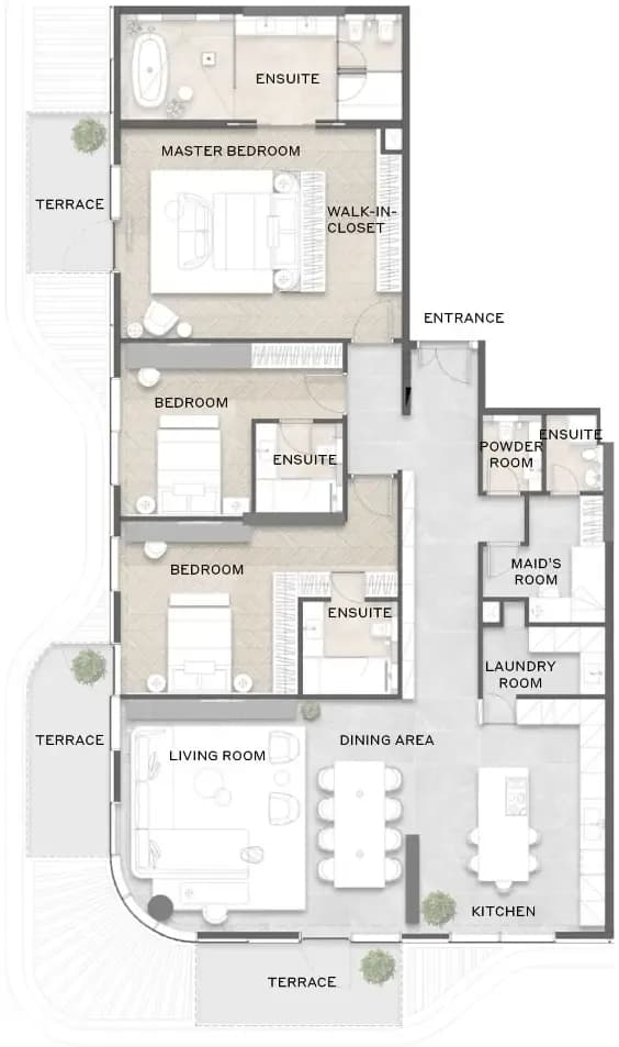 Avida Residences 3 Bedroom