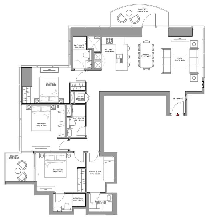 Skyscape 3 Bedroom