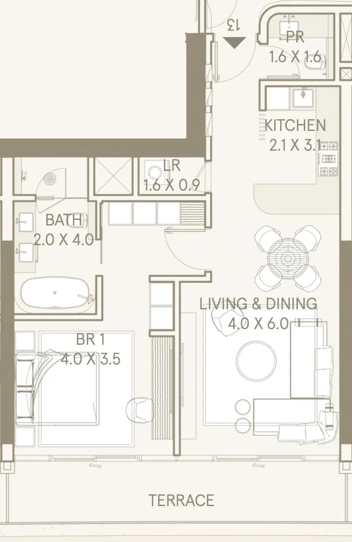 Saas Hills 1 Bedroom