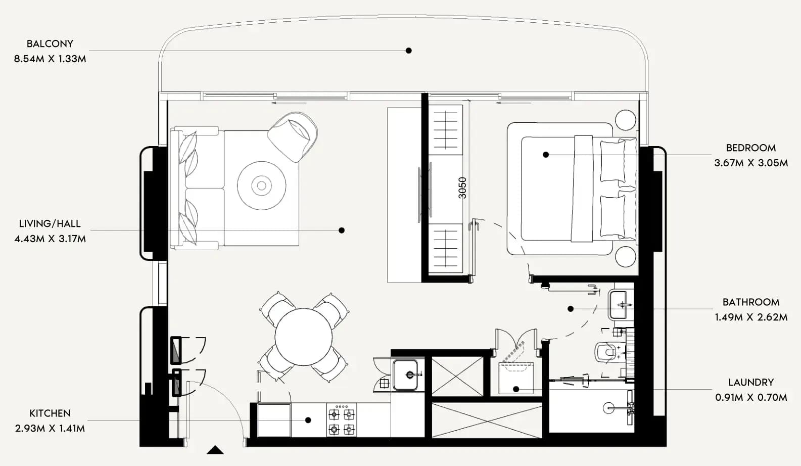Azizi Leily 1 Bedroom
