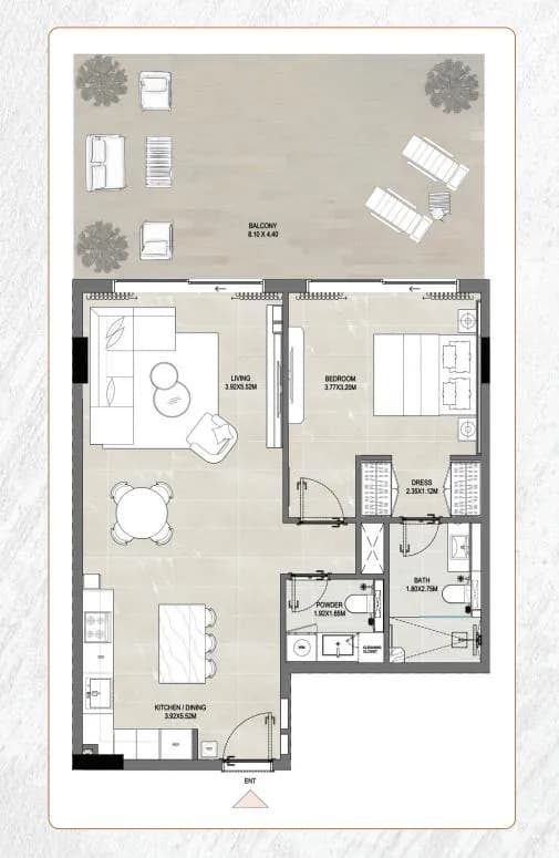 Amber by Enso 1 Bedroom