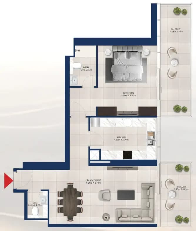 Al Vista 1 Bedroom
