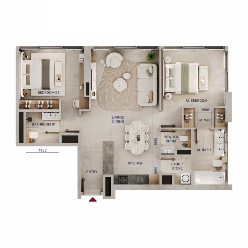 Mirdad 2 Bedroom
