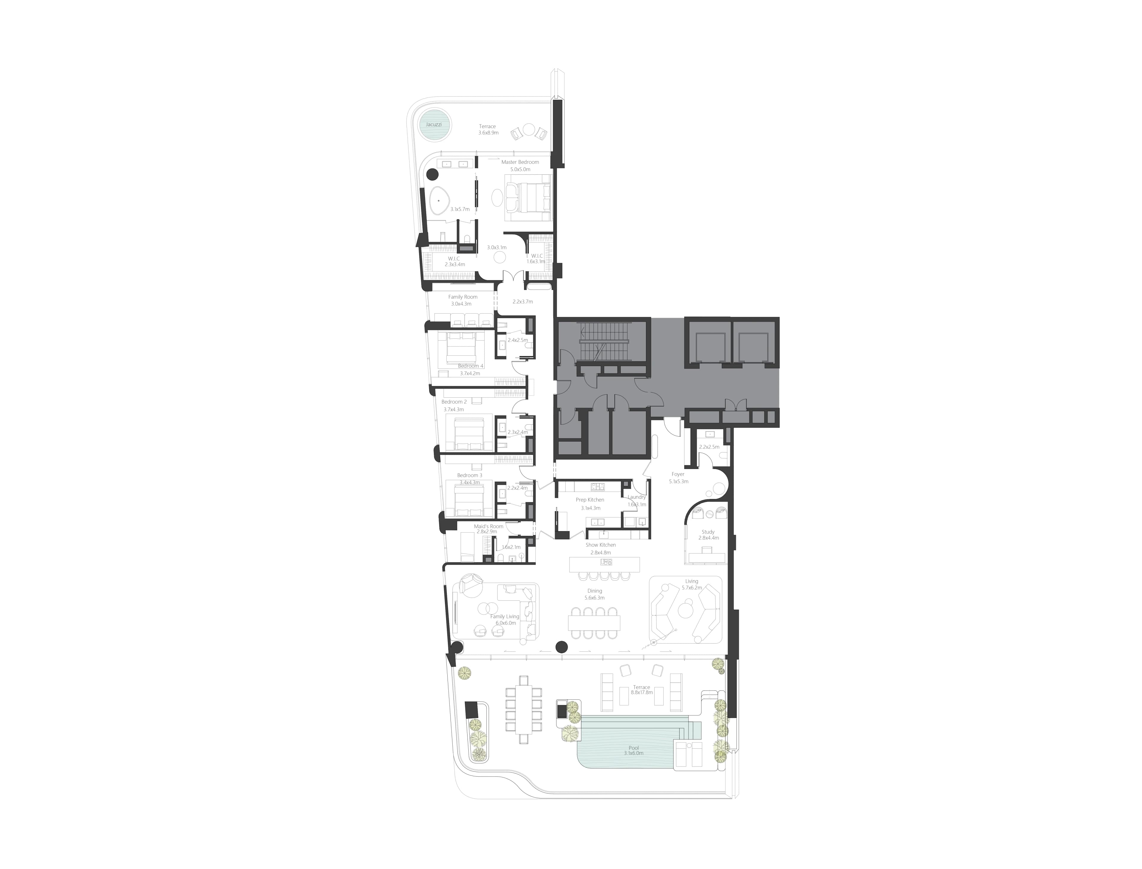 The Alba Residences by Omniyat 4 Bedroom