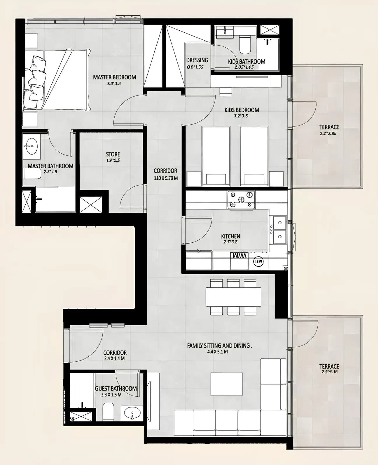 Future Residence 2.5 Bedroom