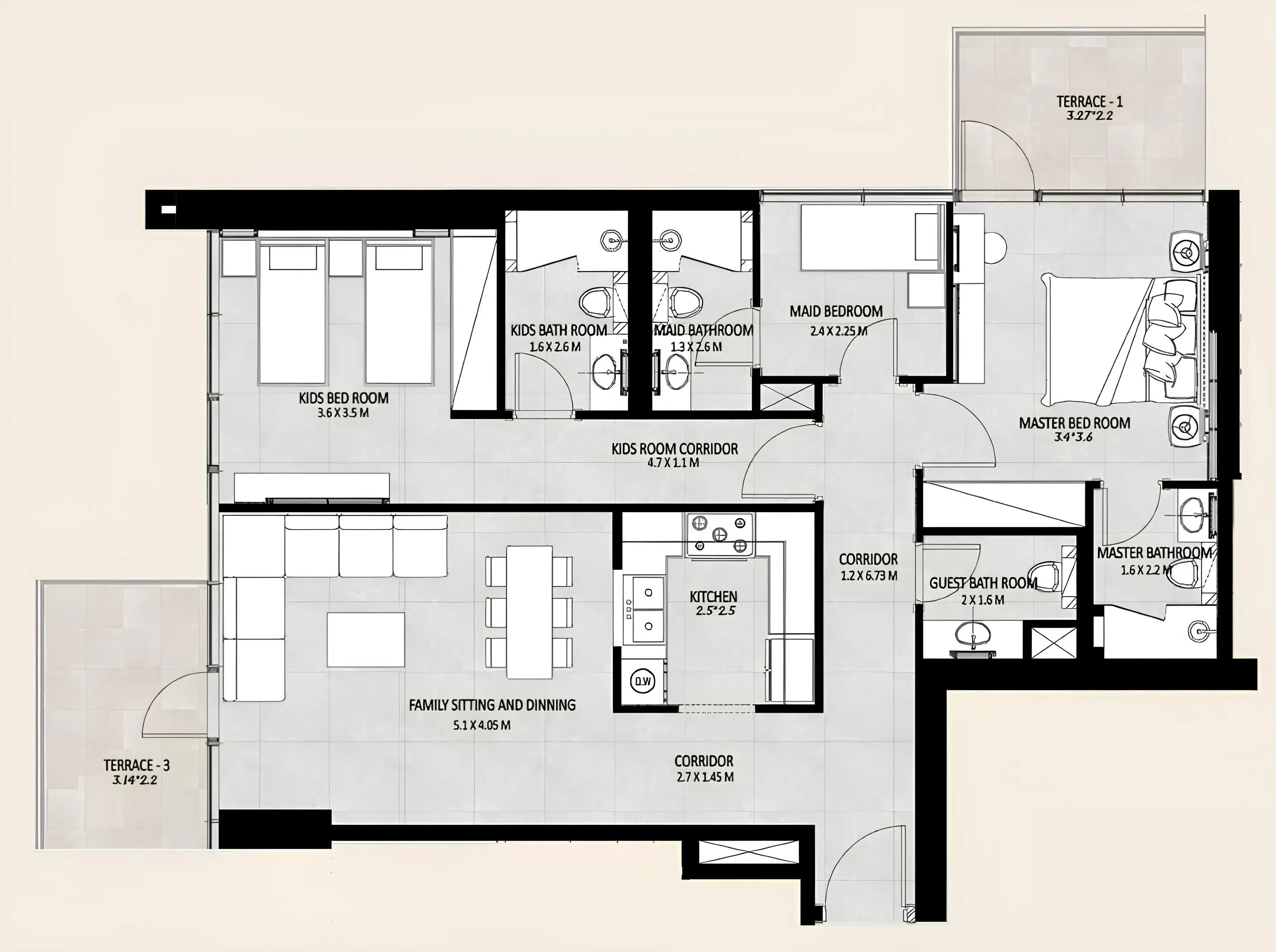Future Residence 2 Bedroom