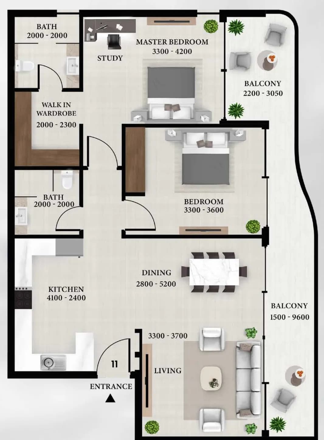 Avion Residence 2.5 Bedroom