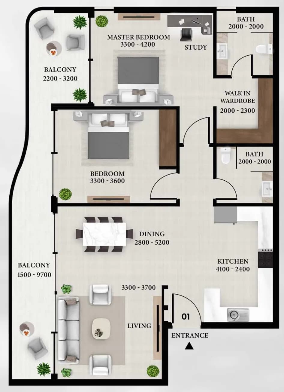 Avion Residence 2 Bedroom