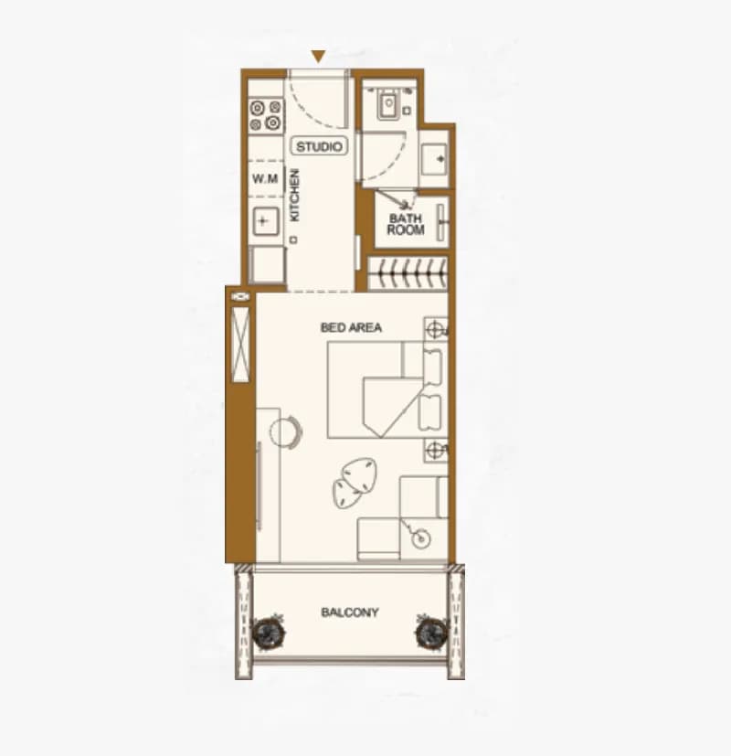 Binghatti Luxuria 0 Bedroom