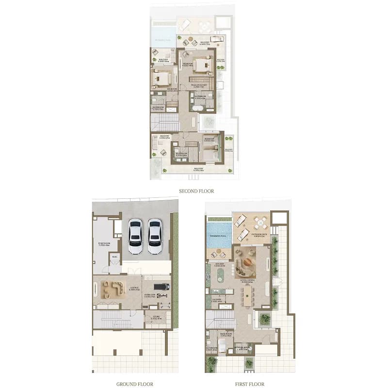 Nasim Al Bahr Residences 3 Bedroom