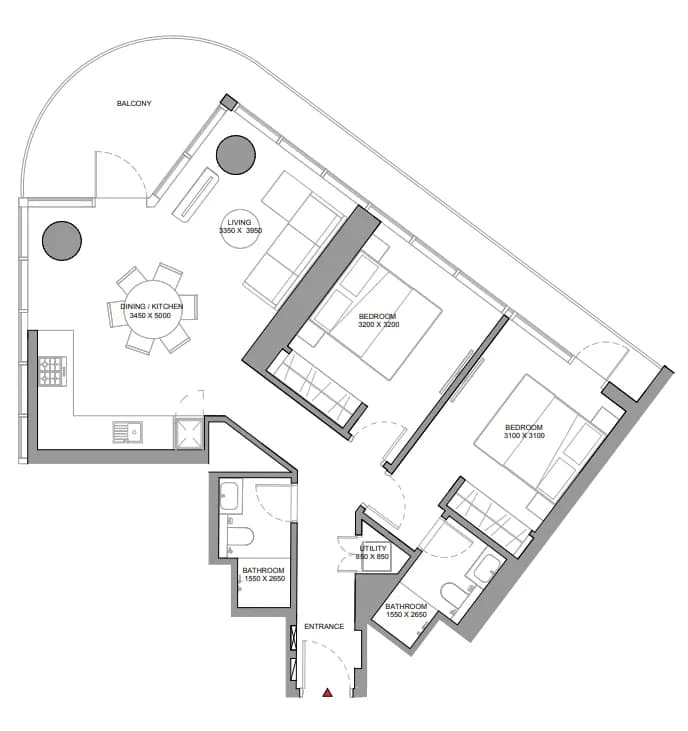 Sobha Solis 2 Bedroom