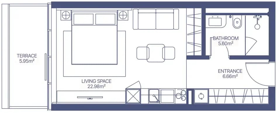 Gianfranco Ferre Residences 0 Bedroom