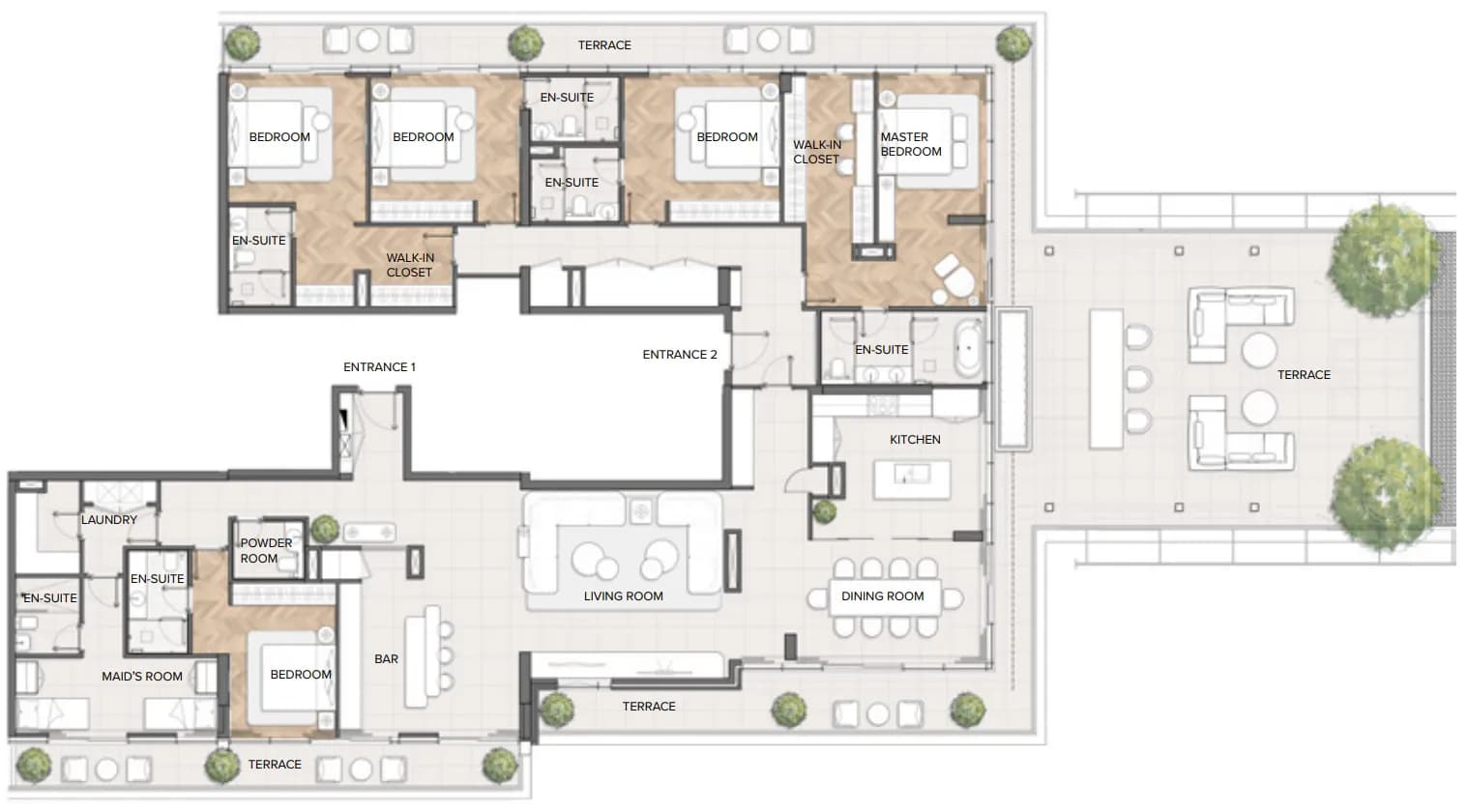 Residences Du Port Autograph Collection 5 Bedroom