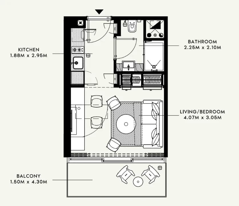 Azizi Raffi 3 Bedroom