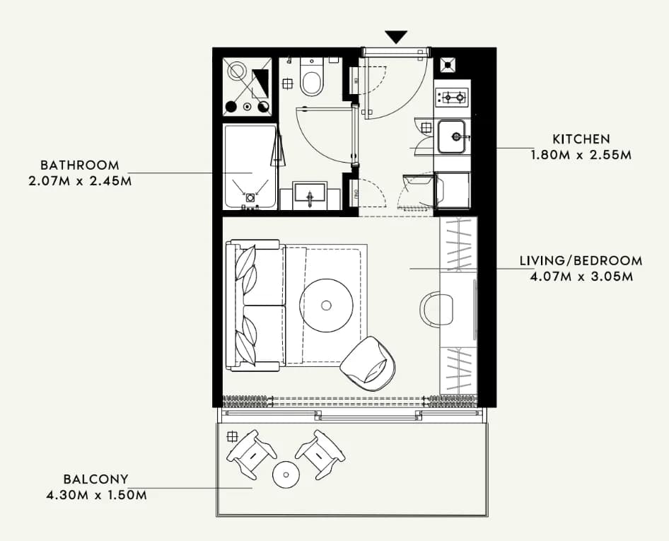 Azizi Raffi 2 Bedroom