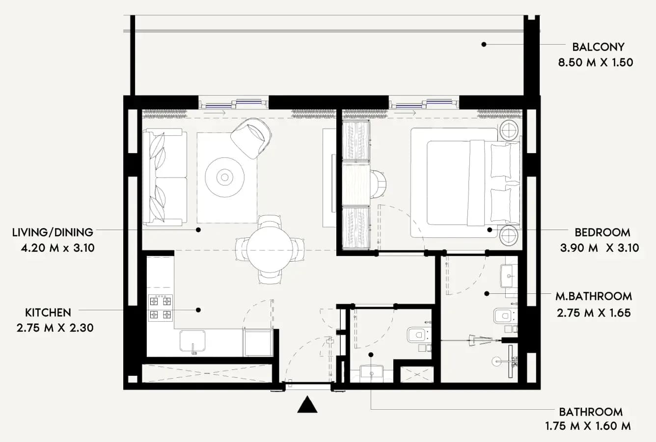 Azizi Lina 1 Bedroom
