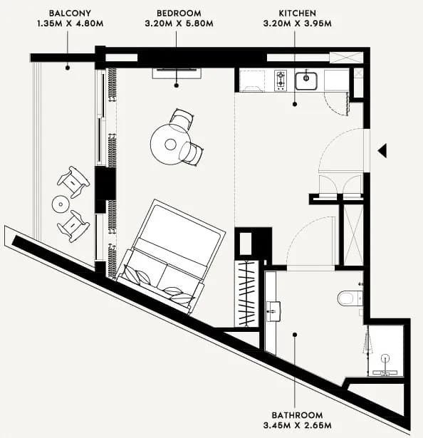 Azizi Arian 0 Bedroom