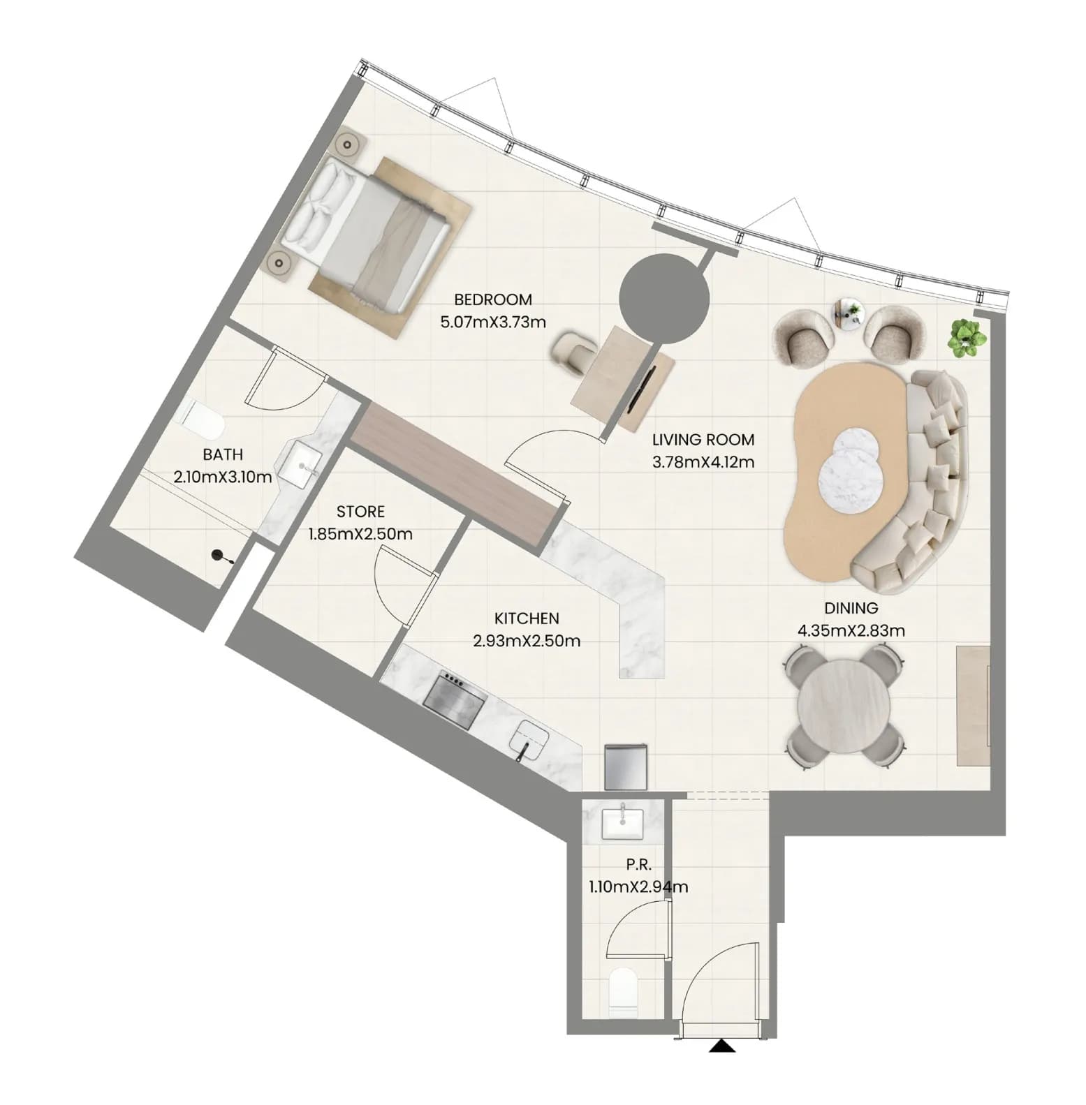 Leaf Tower 1 Bedroom
