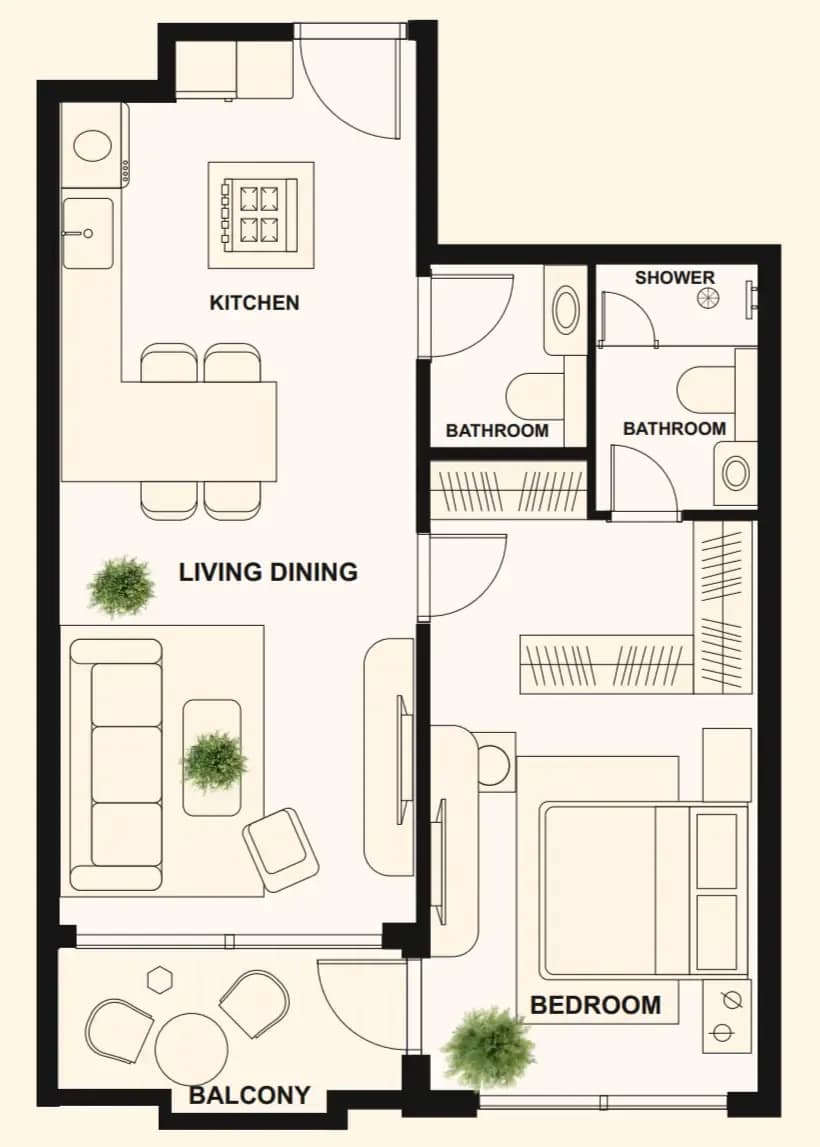 The Elysian 1 Bedroom
