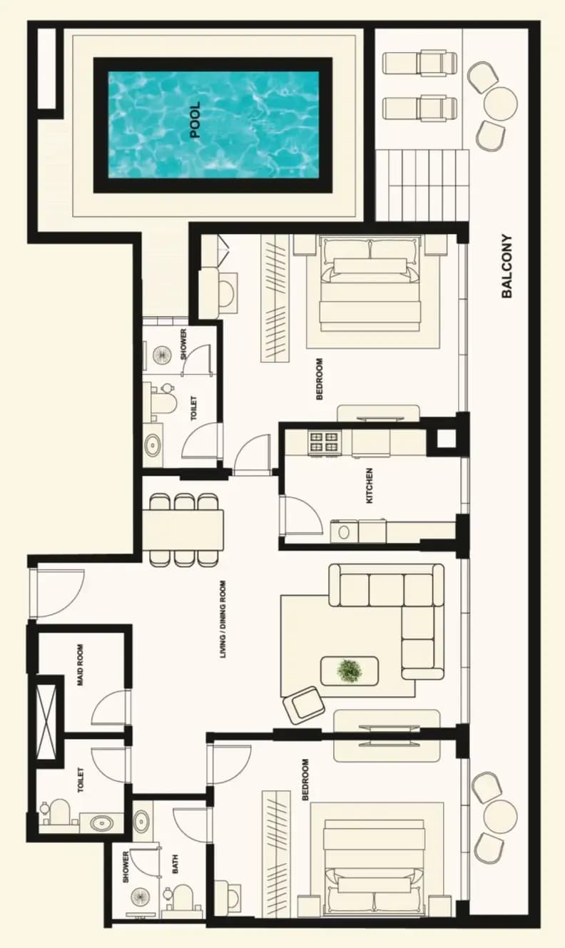 The Elysian 2 Bedroom