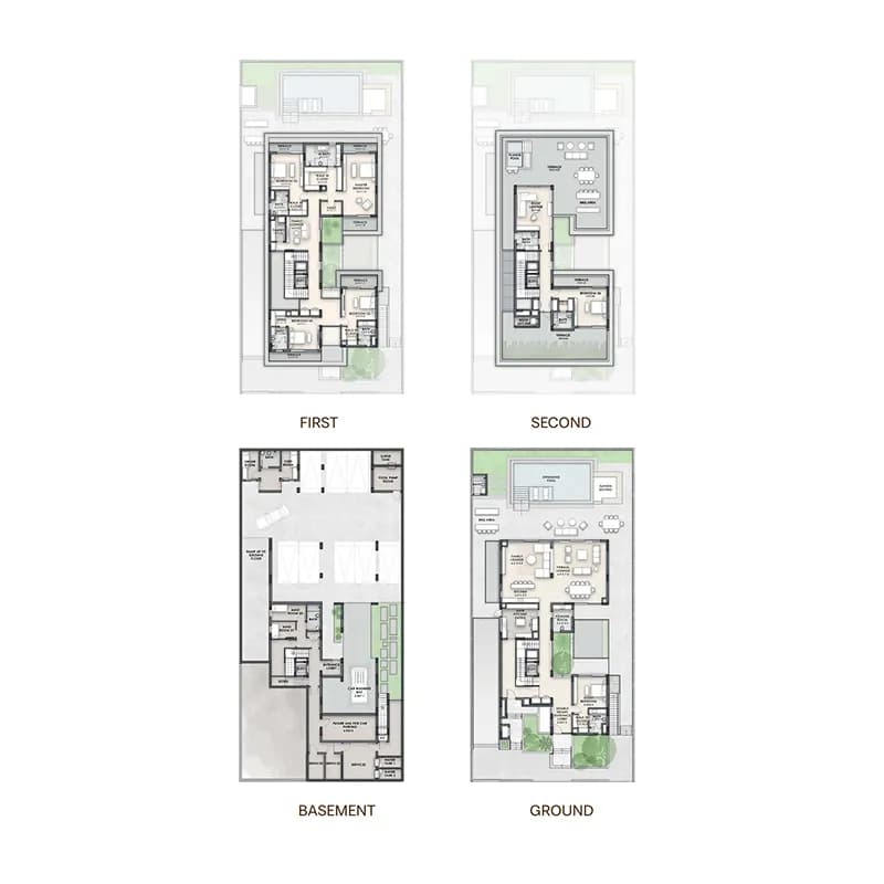 Nineteen Riviera Lagoon 6 Bedroom
