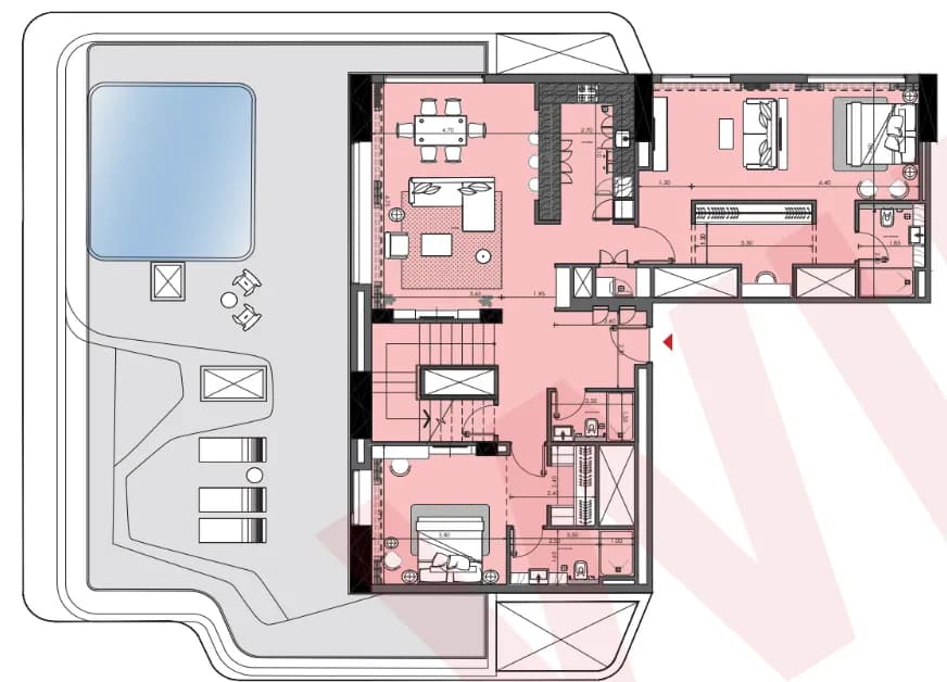 Azizi Wasel -4 Bedroom