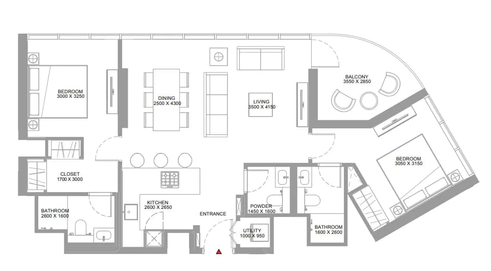 Bayside Marina Residences 2 Bedroom