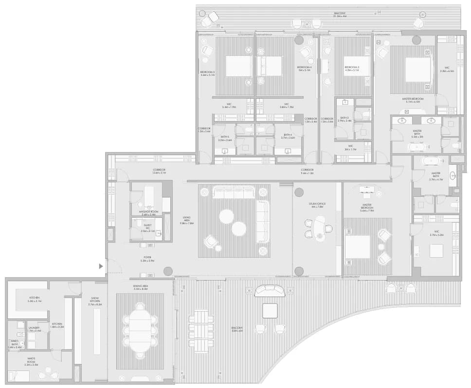 Armani Beach Residence 5 Bedroom