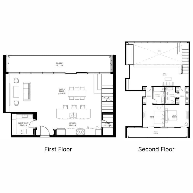 il teatro Residences 1 and 2 2 Bedroom