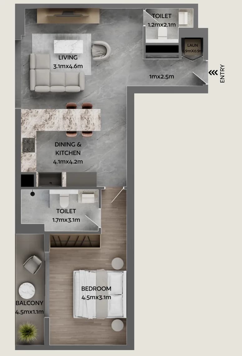 Jardin Astral 1 Bedroom