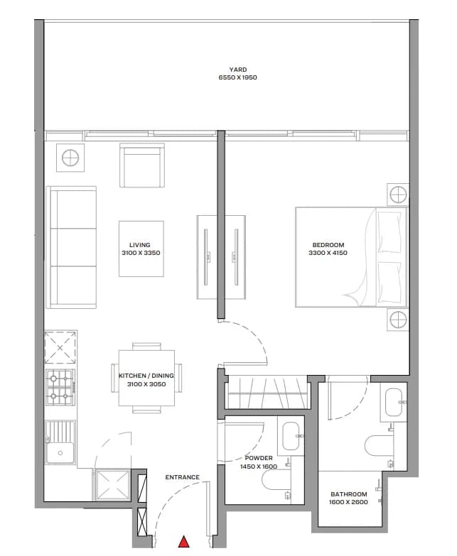 Beach Residences at Siniya Island 1 Bedroom