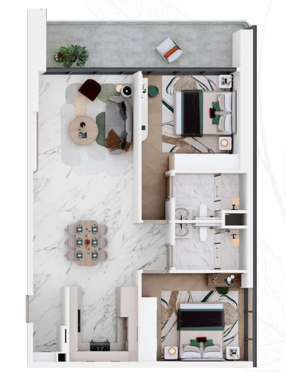 Vega 2 Bedroom